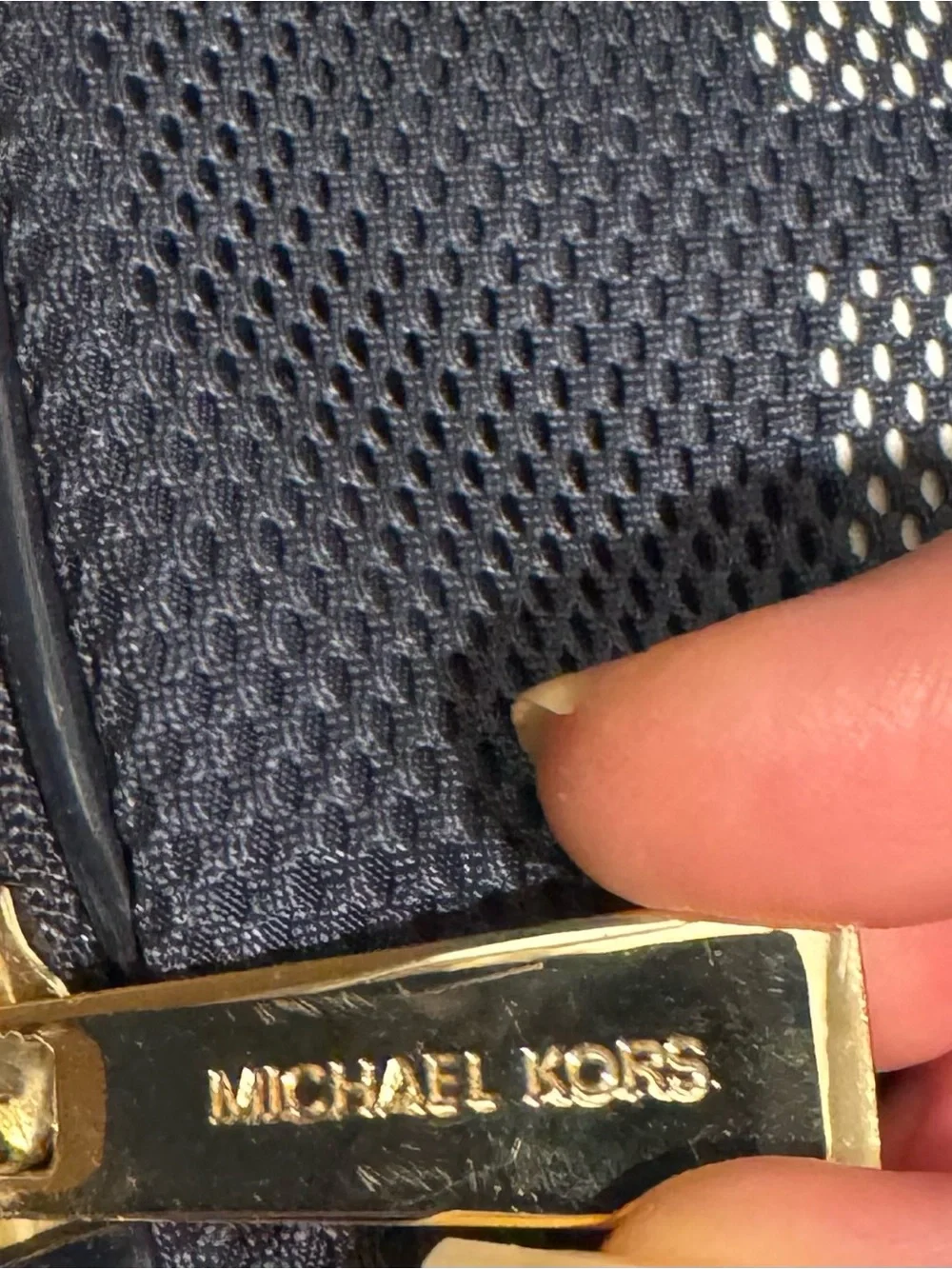 Michael Kors Rhea Zip Backpack in Admiral Blue! Excellent Condition. - Picture 8 of 11